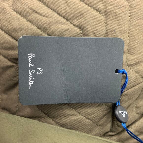 PS by PAUL SMITH Size S Olive Cotton Double Breasted Peacoat - Picture 8 of 8